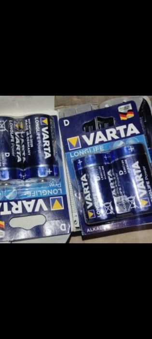 Алкалиновая щелочная батарейка Varta  longlife Power