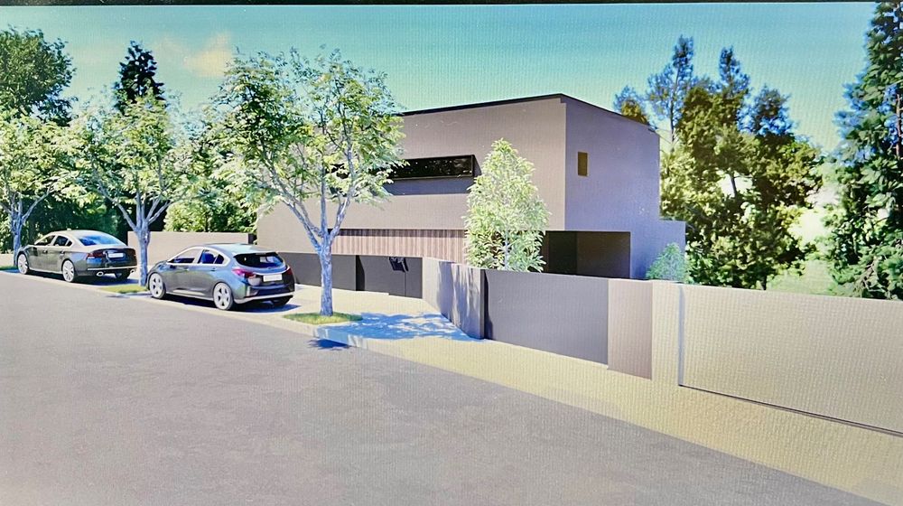 Terreno com projeto pronto a construir