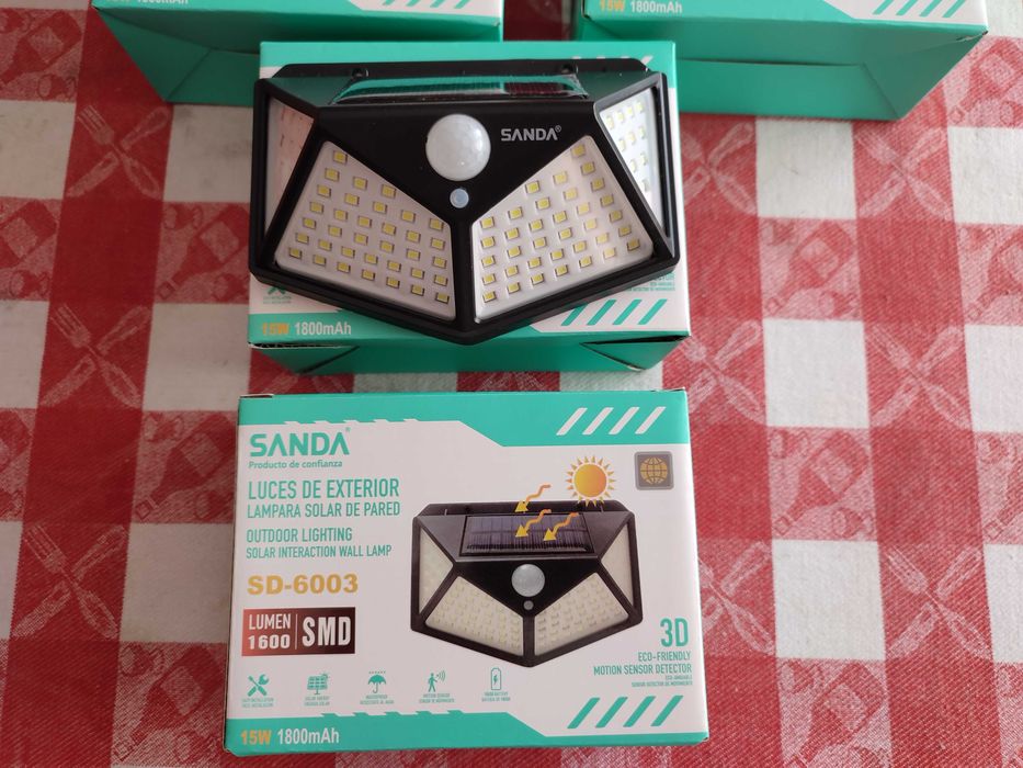 LED Luz Solar LED Luz Solar Sensor de movimento