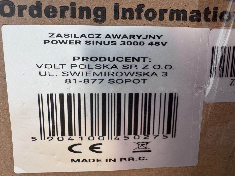 Volt Polska Power Sinus 3000 48V