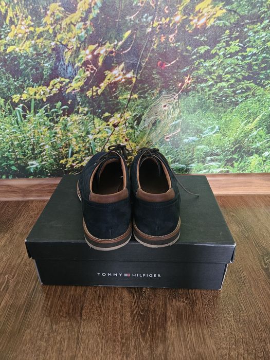 Buty eleganckie, meskie ciemny granat roz. 39 Ryłko