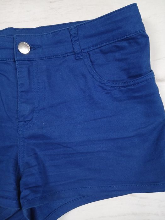 Granatowe szorty H&M Divided damskie rozmiar 38 krótkie spodenki