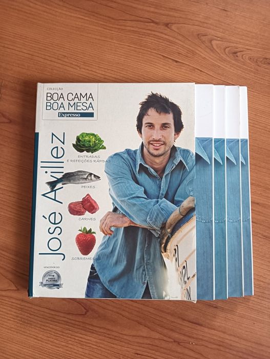 Conjunto completo de 4 livros "Boa Cama Boa Mesa" - Chef José Avillez