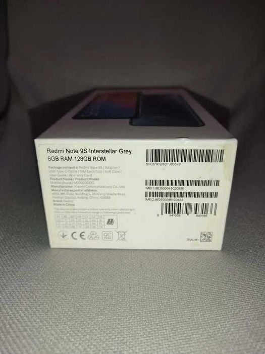 Xiaomi Redmi Note 9S Interstellar Grey
