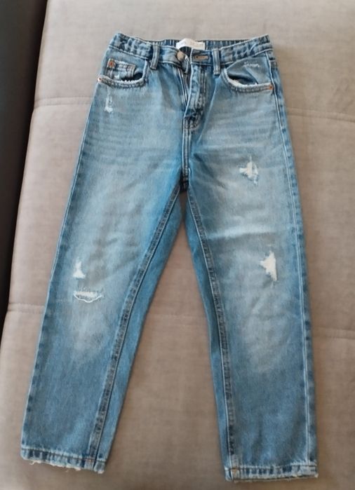 Calças de ganga Zara, menina 8 Anos 128 cm