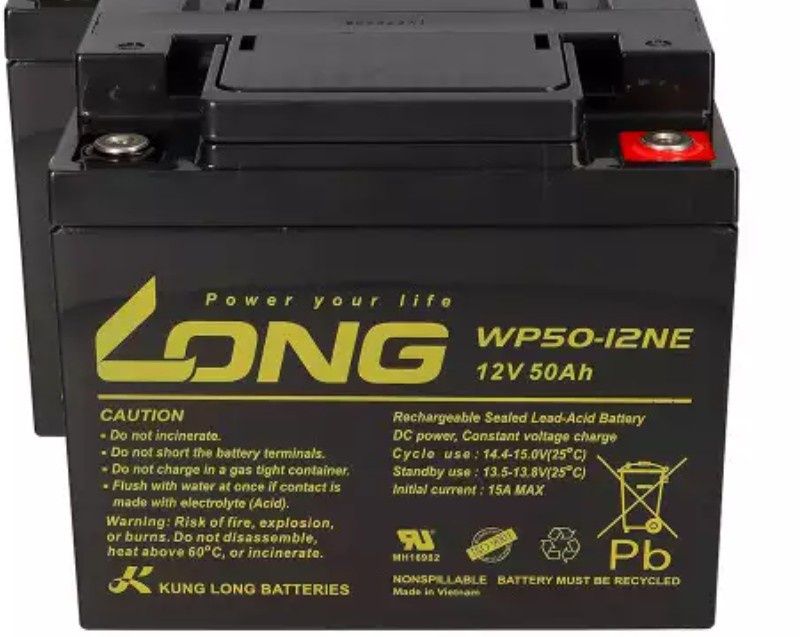 Bateria para cadeira Rodas 12v 50Ah  Nova