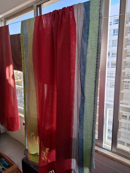 Cortinados coloridos ikea