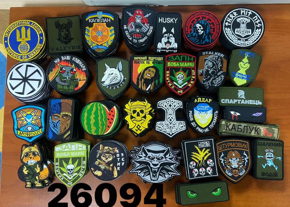 Шеврони будь якої тематики власного виробництва від 49 грн/ шт