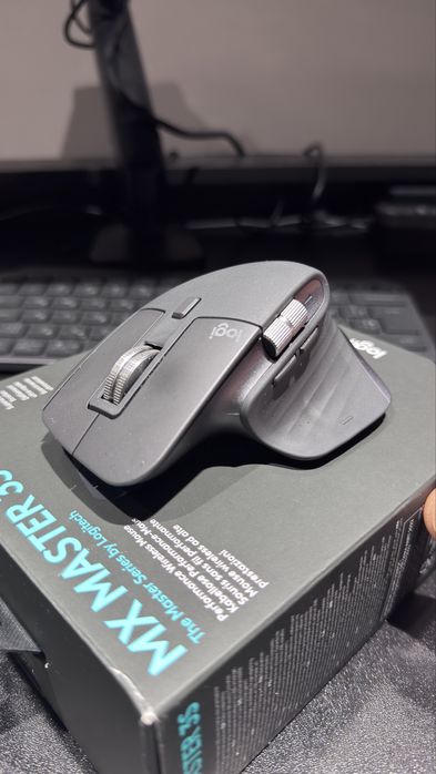 Logitech MX Master 3S Graphite — Ідеальний стан, Гарантія