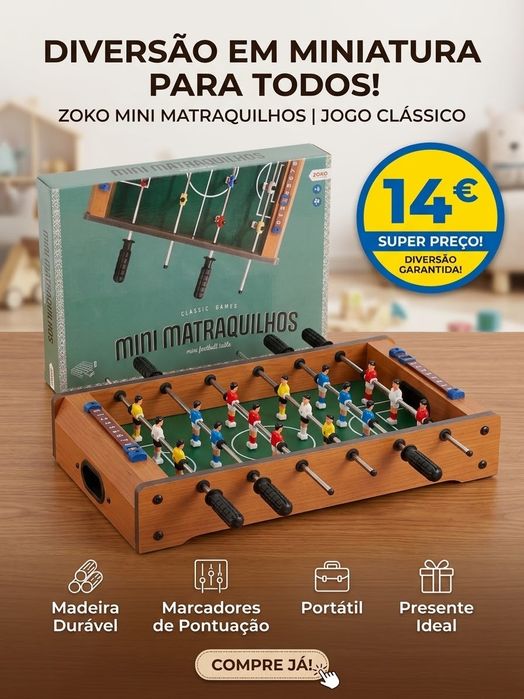 Jogo de Mini Matraquilhos com Caixa Original