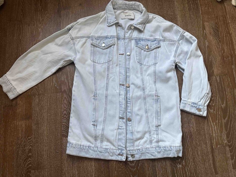 Джинсова куртка оверсайз жіноча Stradivarius розмір S