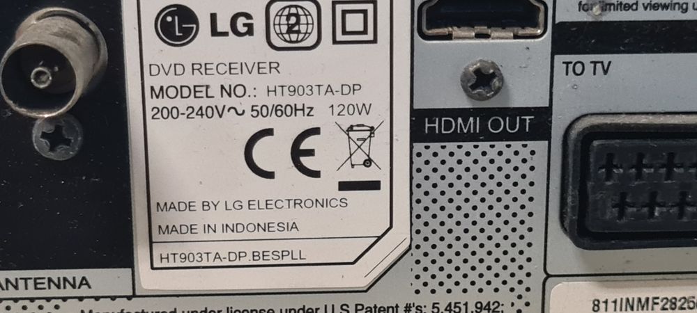 Home cinema lg 5.1