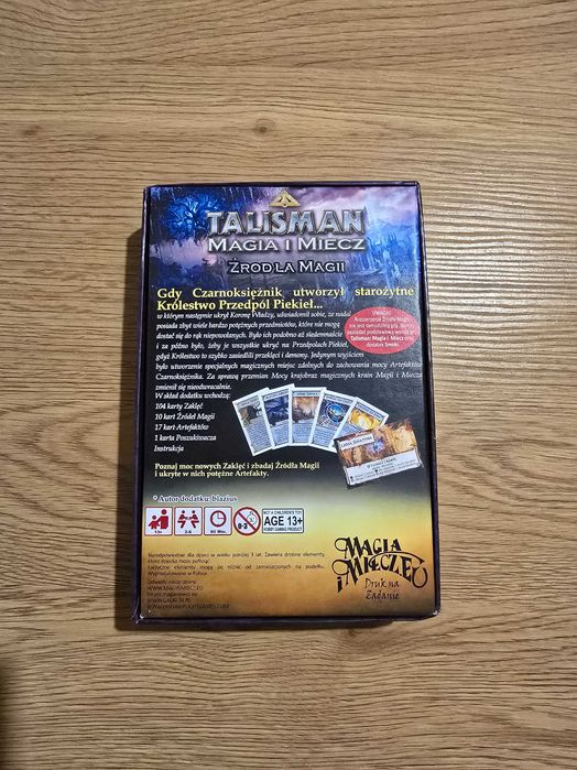 Gra planszowa Talisman Maga i Miecz - Źródła Magii dodatek fanowski