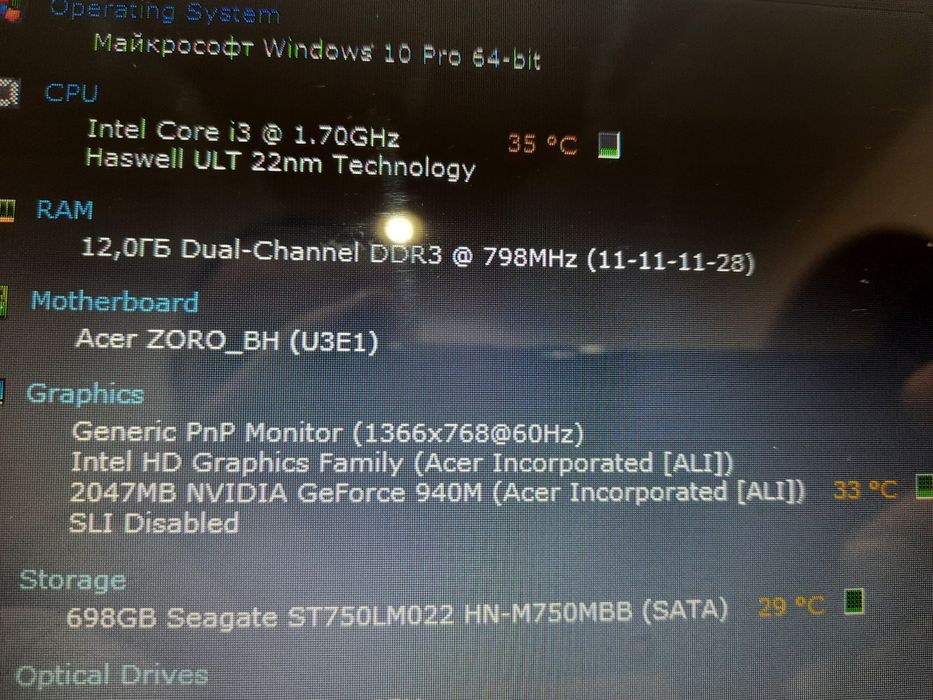 4ядерний ноутбук,2 gb відяха,12gb озу,750gb hdd,акб супер