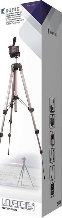 König KN-TRIPOD19N statyw tripod aparat kamera 105cm max min 35cm