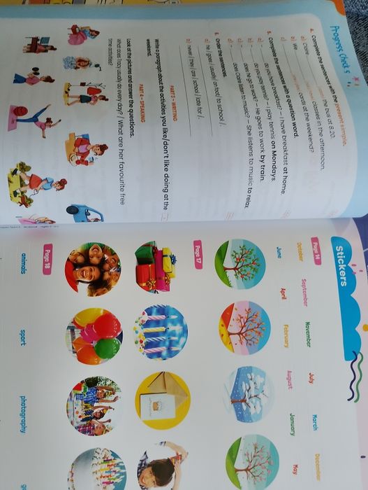 Livro de fichas Workbook Dream Team inglês 5° ano