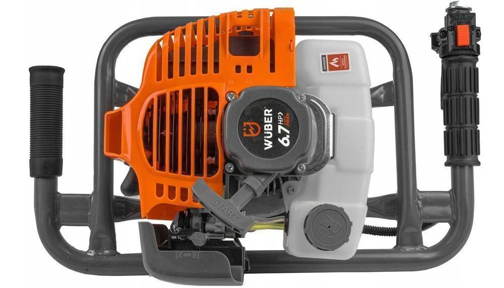 WIERTNICA GLEBOWA Świder spalinowy DO GLEBY ZIEMI 3 wiertła przedłużka