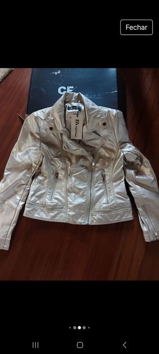 Blusão dourado Spaccio By Cristina Ferreira