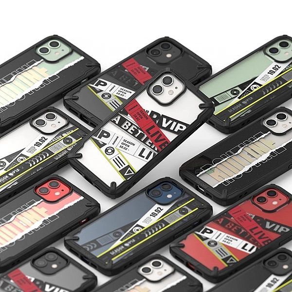 Ringke Fusion X Design etui pancerny pokrowiec z ramką iPhone 12 mini