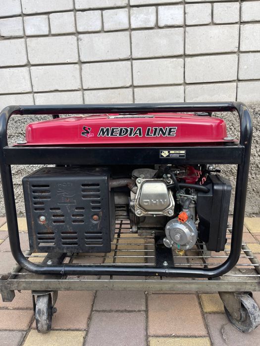 Генератор media line MLG3500/2 бензин/газ