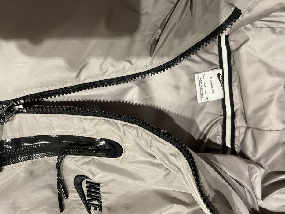 куртка nike tf filled tech grey пуховик