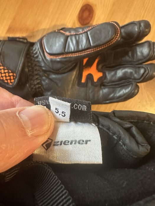 Rękawice narciarskie dziecięce ZIENER Ladir As Aw czarne 211208