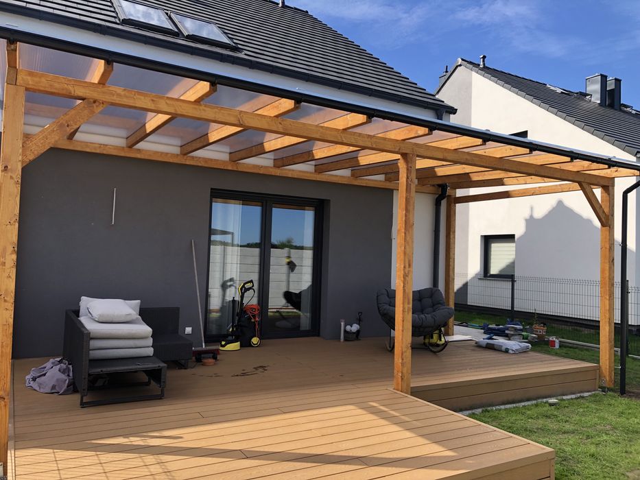 Tarasy, zadaszenia, altany, wiaty , domki, drewutnie