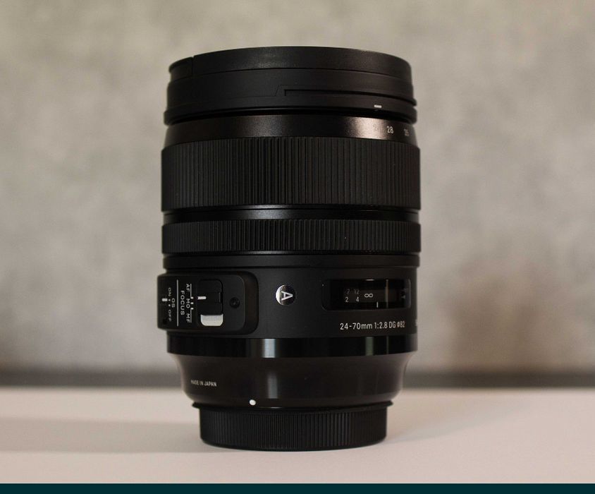 Zestaw: Nikon D7100 + Sigma 24–70mm f/2.8 Art – Stan idealny