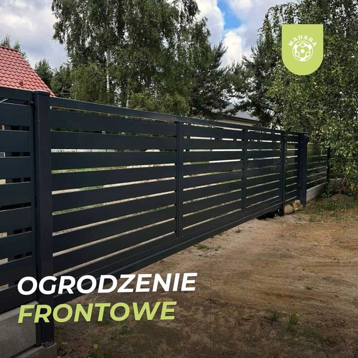 Ogrodzenia, przęsła spawane przęsła palisadowe nowoczesne ogrodzenie