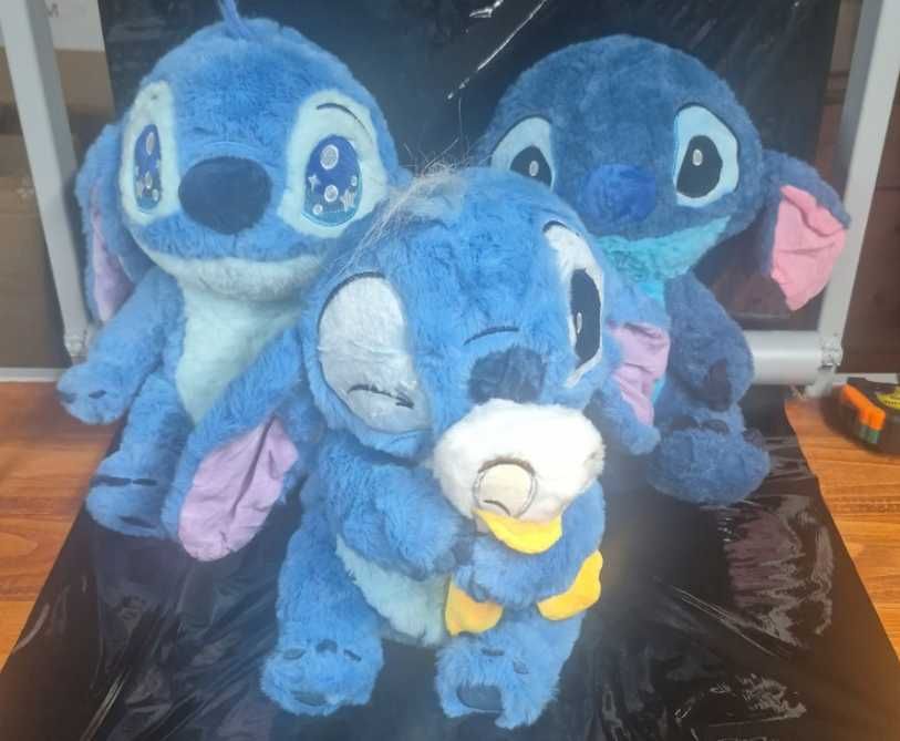 Великий Плюшевий Стіч Велика М'яка Іграшка Обіймусь 40см Игрушка Стич