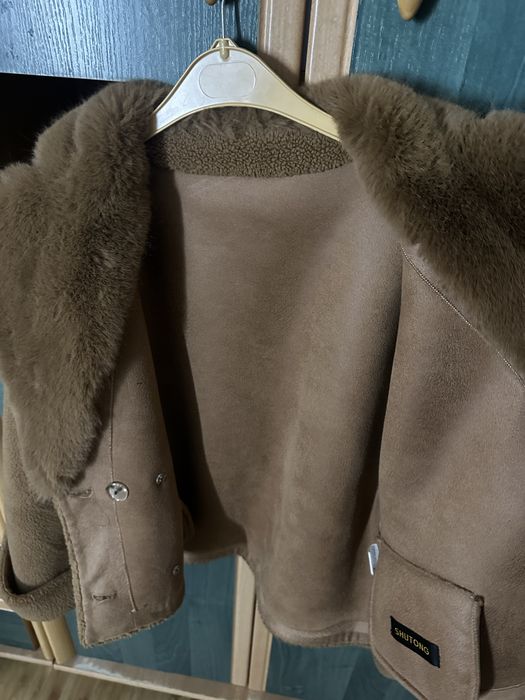 ДубленкаТедди мех натуральный р.44-46цена 2000грн.