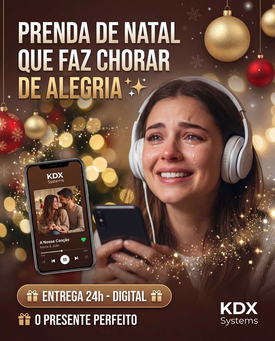 Música com a SUA História: Surpresa de Natal Única (Vídeo + MP3)