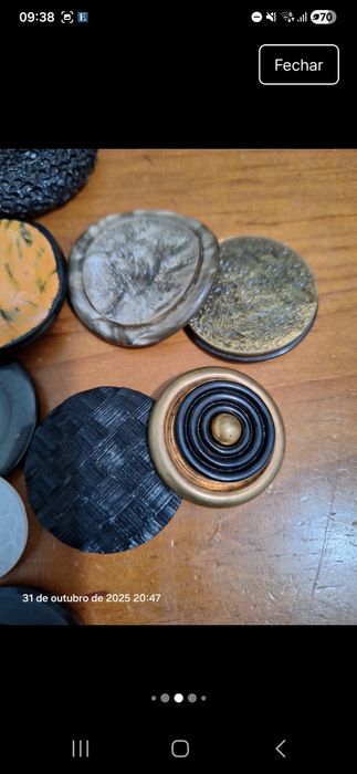 Botões antigos do tempo da minha avó