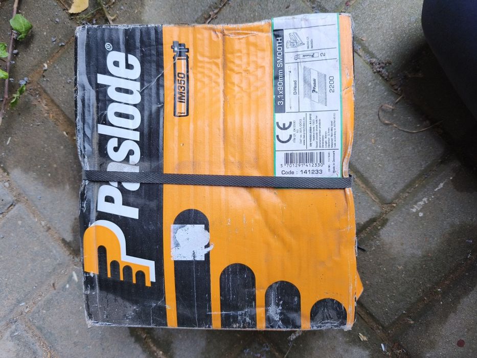 Gwoździe Paslode plus 2 pojemniki gazu