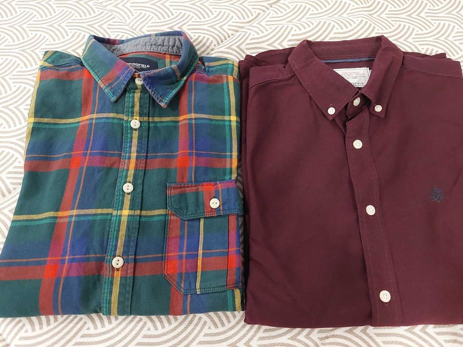 Lote 2 Camisas – Springfield – tamanho M eu