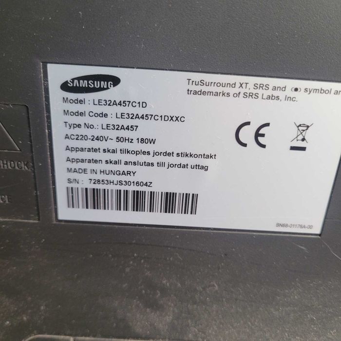 TV Samsung LCD 32" LE32A457C1D com Comando