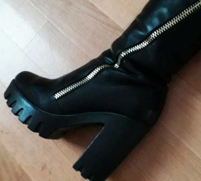 Зимние кожаные сапоги Marco Piero.