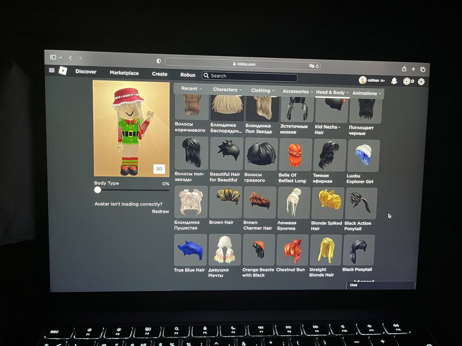 продаю аккаунт в roblox
