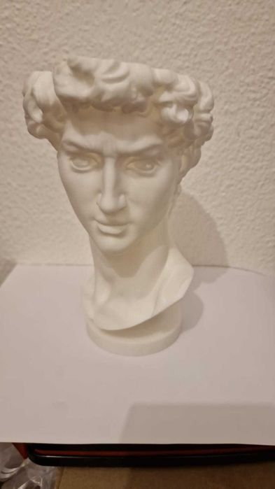 vaso busto grego imprimido em 3d