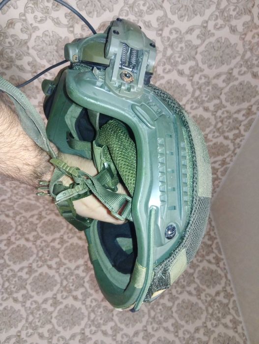 Шльом Фаст 3 Недорого Тактичний Шолом Каска + наушники + кавер