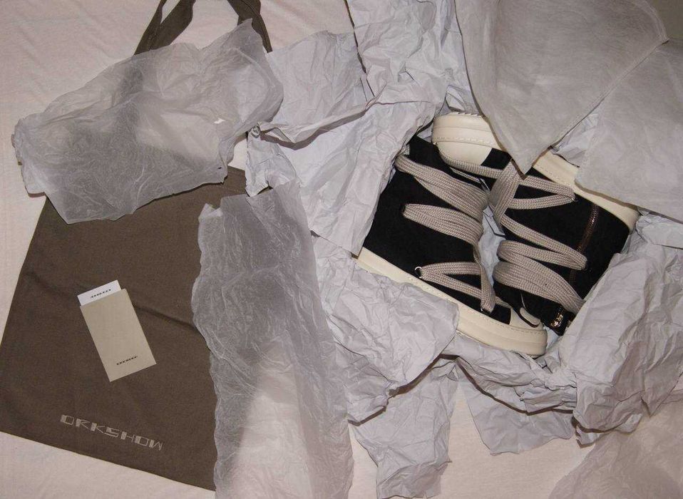 Rick Owens Jumbo lace Hexagram Ramones 46