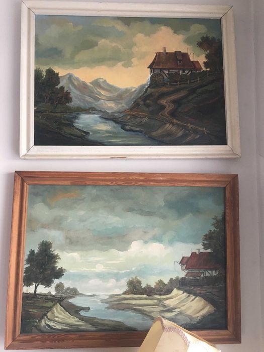 obraz  malowany farbąolejną