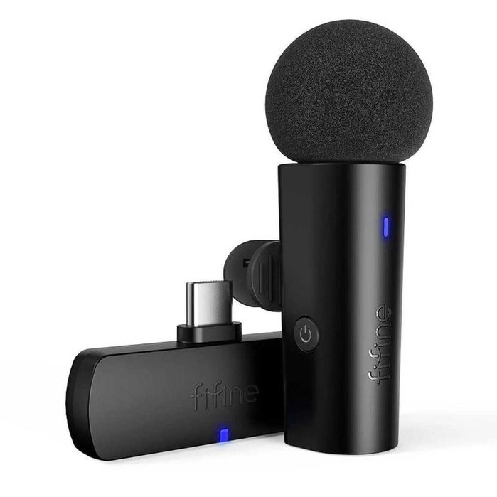Безпровідний петличний мікрофон Type-C FIFINE M6 Петличка