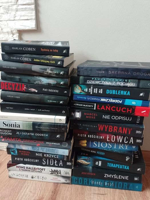 Książki różne Chris Carter Stephen king Harlan coben