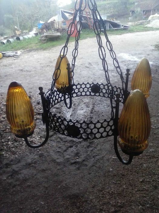 Vendo 3 candeeiros antigos