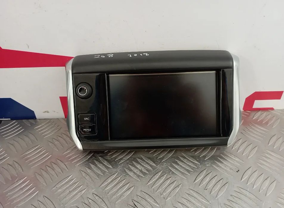 Display Navegação GPS Peugeot 208 / 2008 2018 Ref. 9825029180