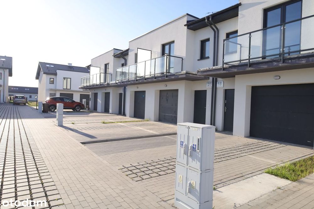 Energooszczędne domy szeregowe w Niemczu EP=54,04 kWh