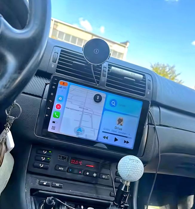 Rádio Android 14 com GPS BMW E46 (Novo)