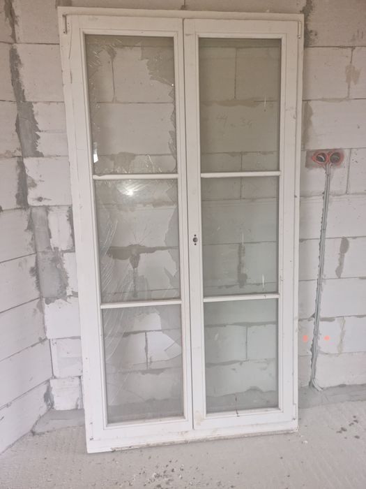 Okna i drzwi tarasowe balkonowe z demontażu