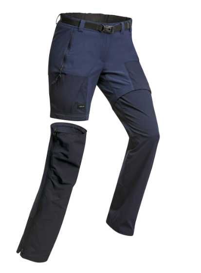 Spodnie trekkingowe XS damskie 2w1 Forclaz MT500 jak nowe